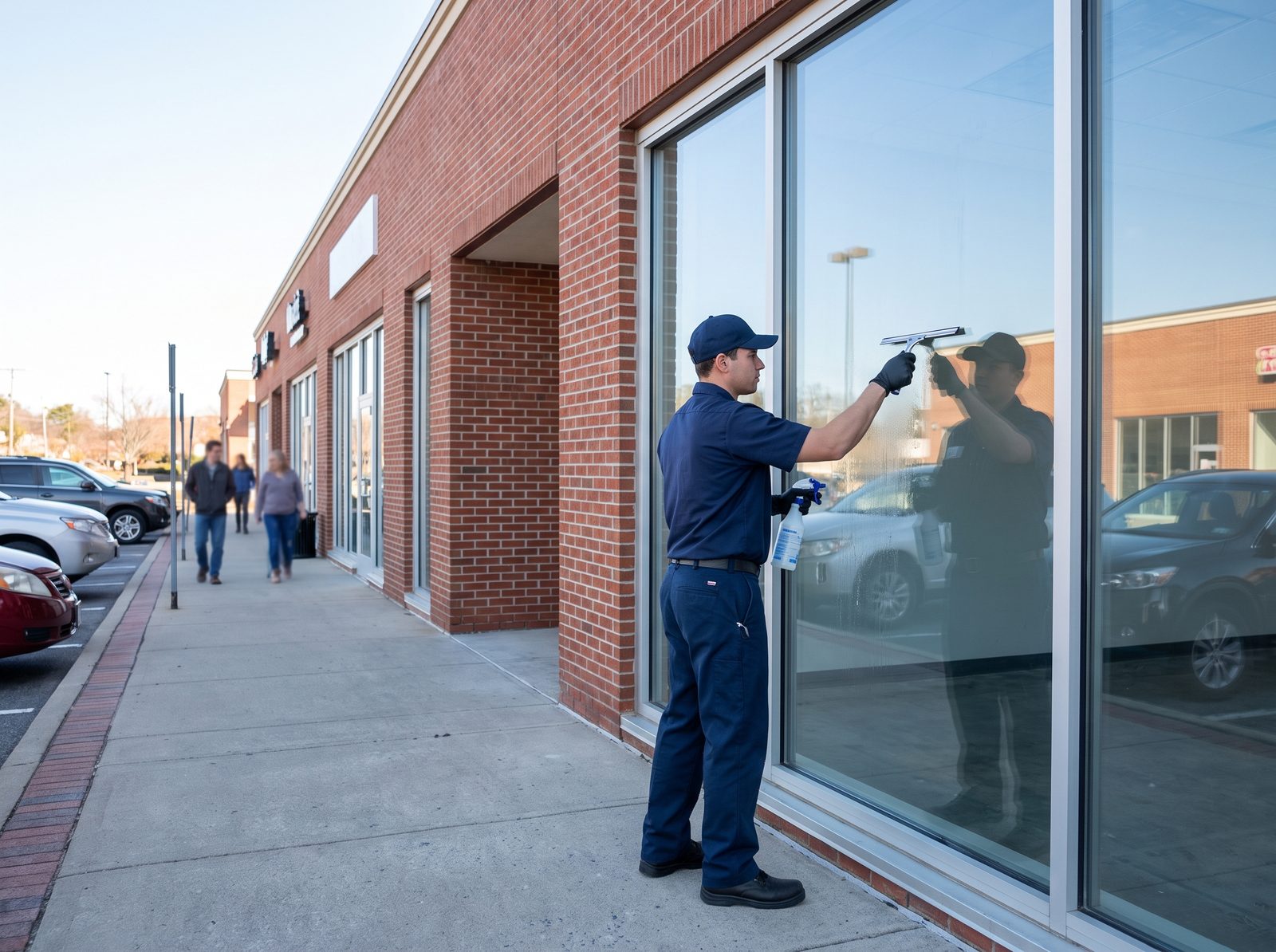 Window and exterior cleaning — streak-free glass